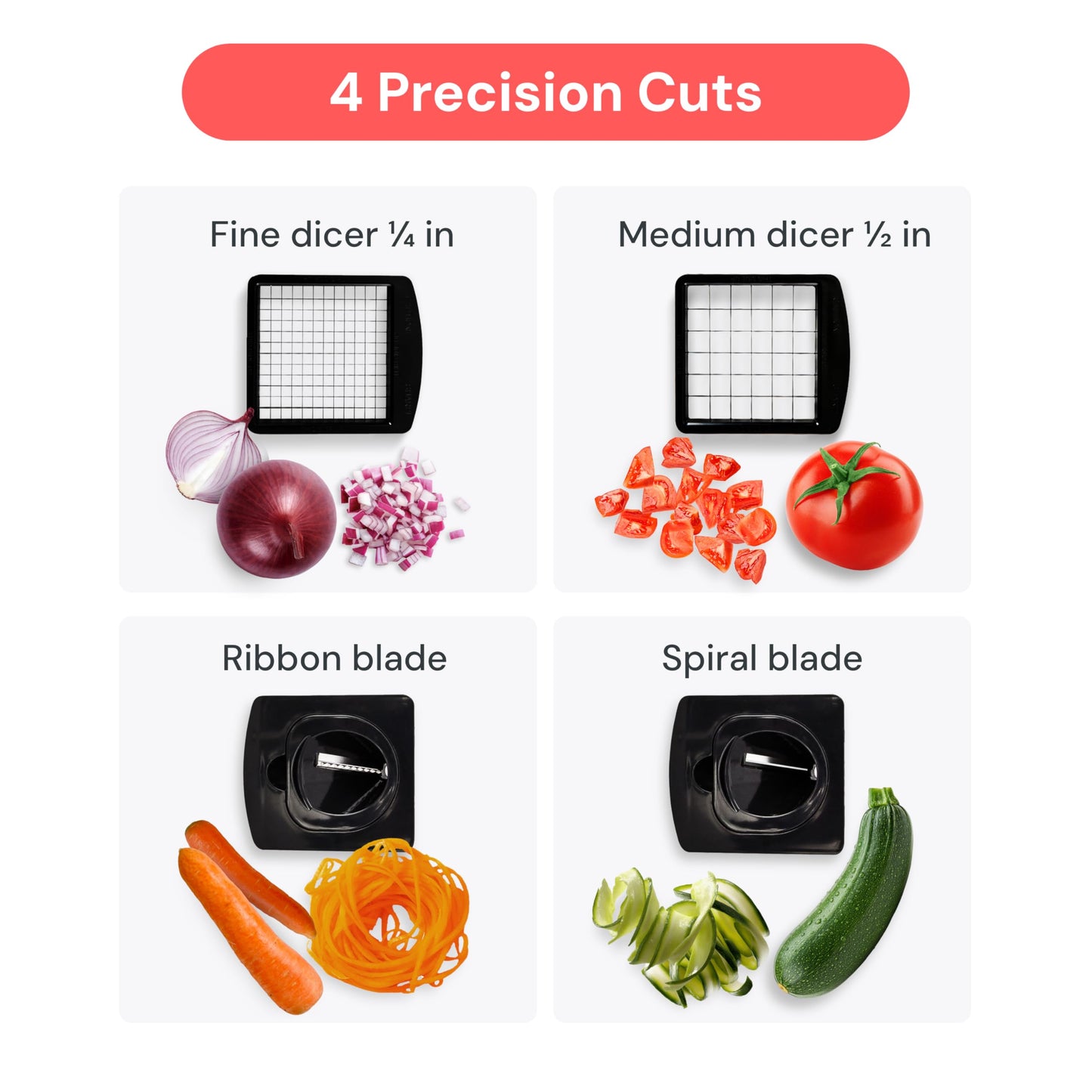 Fullstar Original Pro Chopper 4-in-1 Kitchen Tool